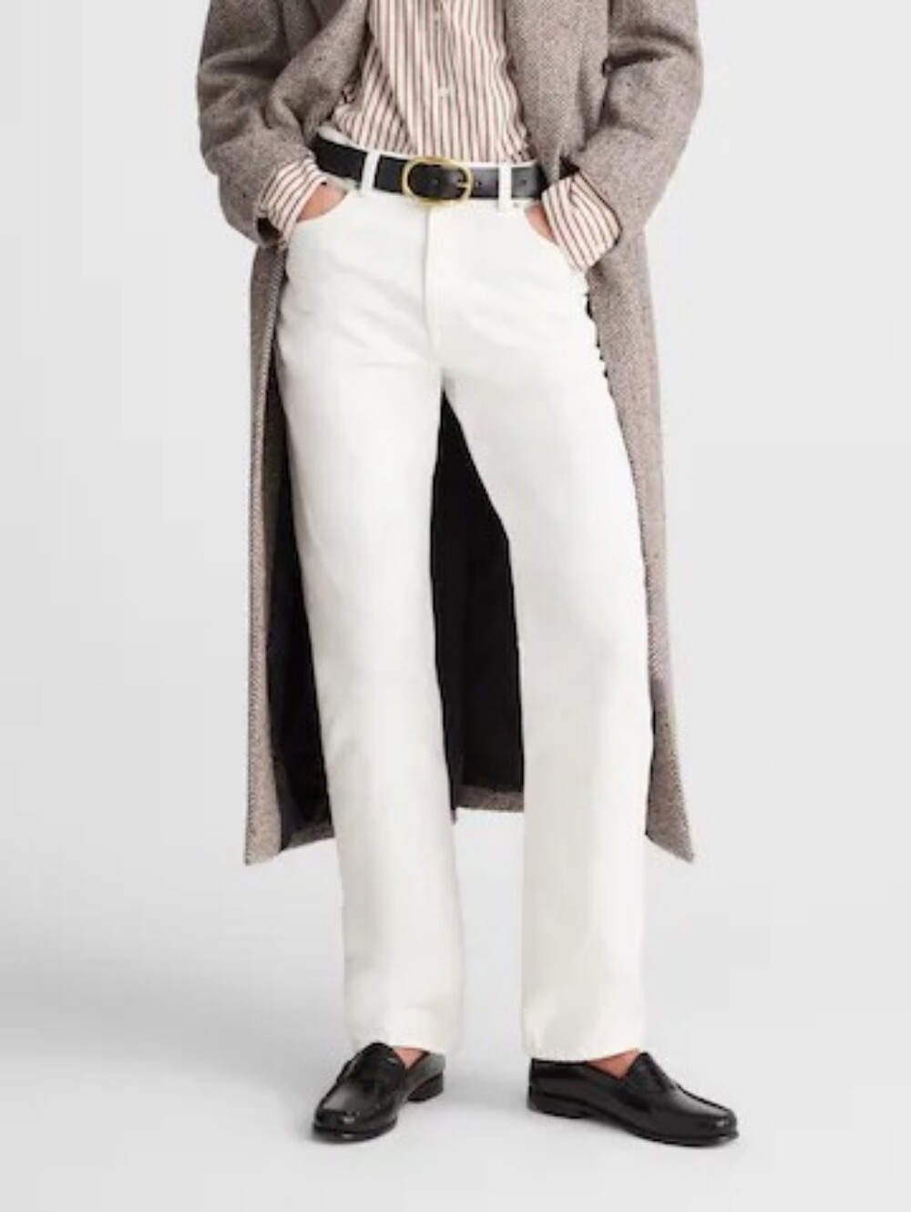 Madewell Straight Leg Jeans in White